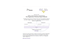 Desktop Screenshot of ort.fairnesscommissioner.ca